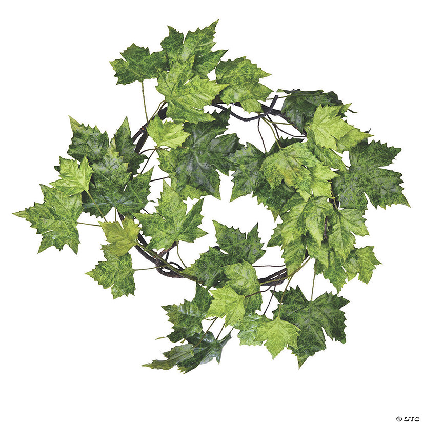 Vickerman 30" Green Plantanus Wreath Image