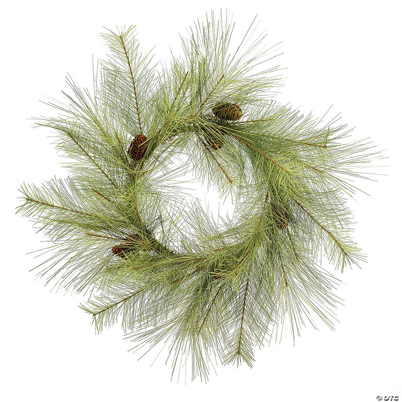 Vickerman 30" Hugo Pine Artificial Christmas Wreath, Unlit Image