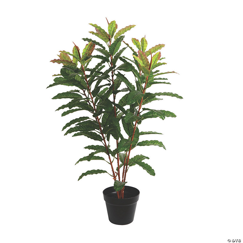 Vickerman 34" Artificial Green Myrtle Real Touch Plant In Pot Image