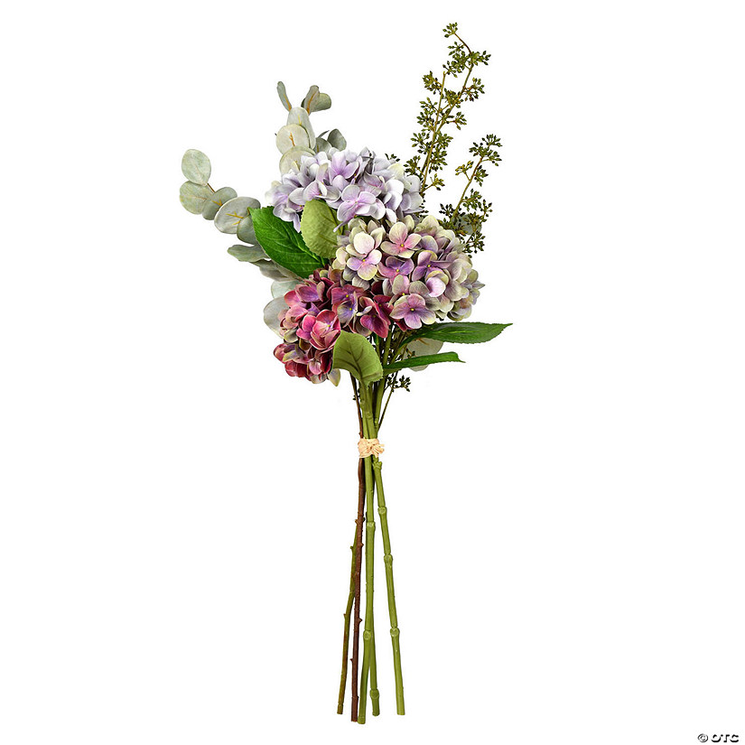 Vickerman 36" Artificial Dusty Mauve Hydrangea Bundle Bouquet Image