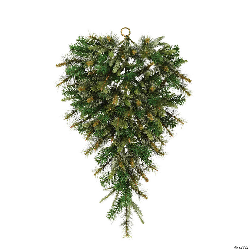 Vickerman 36" Cashmere Artificial Christmas Tree Teardrop, Unlit Image