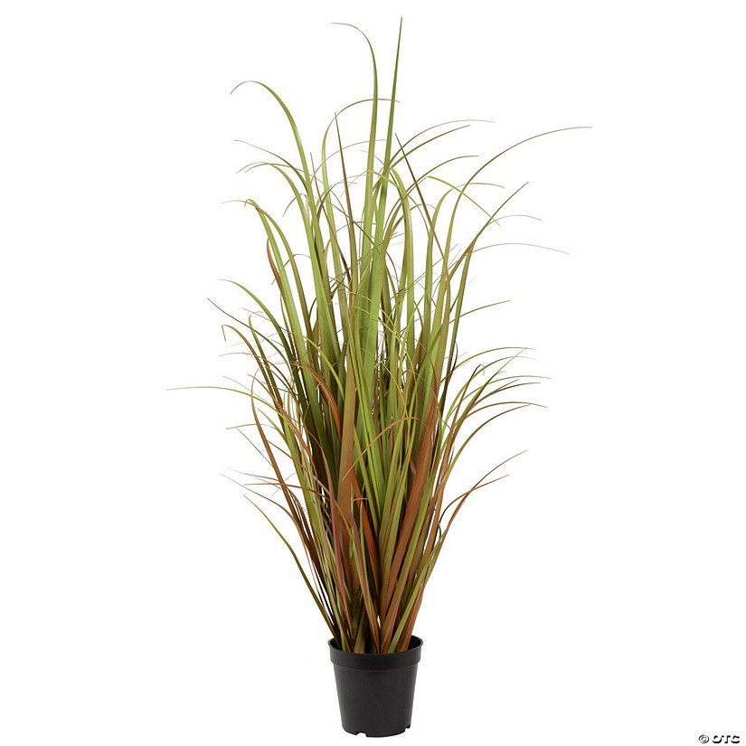 Vickerman 36"  PVC Artificial Potted Mixed Brown Grass Image