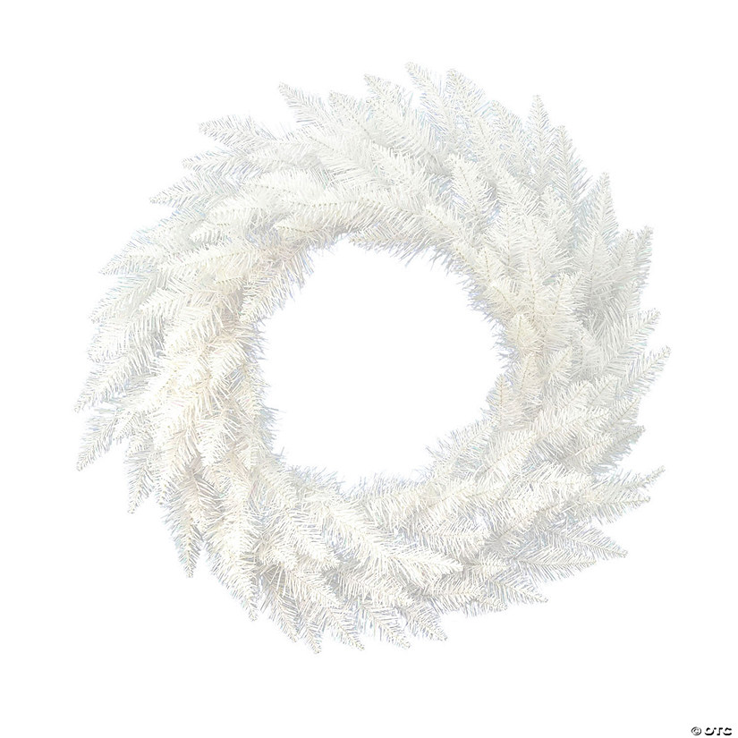 Vickerman 36" Sparkle White Spruce Artificial Christmas Wreath, Unlit Image