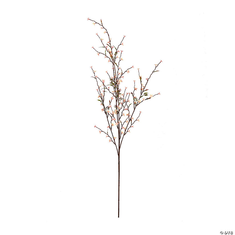Vickerman 39" Artificial Pink and Cream Mini Wild Flower Spray Includes 4 sprays per pack Image