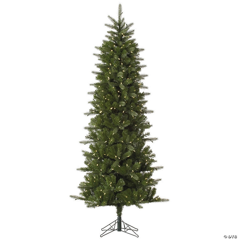 Vickerman 4.5' Carolina Pencil Spruce Christmas Tree with Warm White LED Lights Image