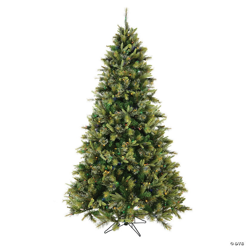 Vickerman 4.5' Cashmere Pine Artificial Christmas Tree, Multi-Colored Dura-Lit&#174; LED Lights Image