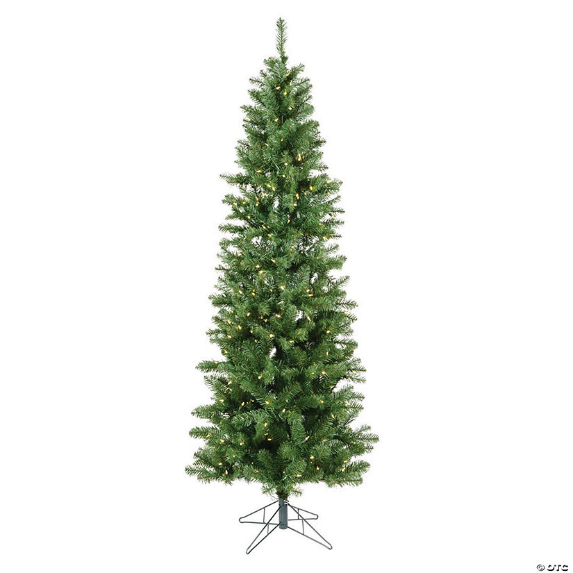 Vickerman 4.5' Salem Pencil Pine Christmas Tree with Warm White LED Lights Image
