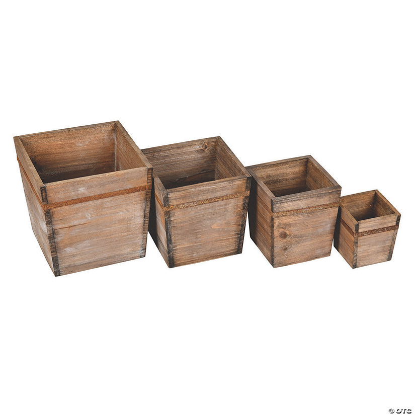 Vickerman 4"-6"-7"-8" Wooden Box Set Image