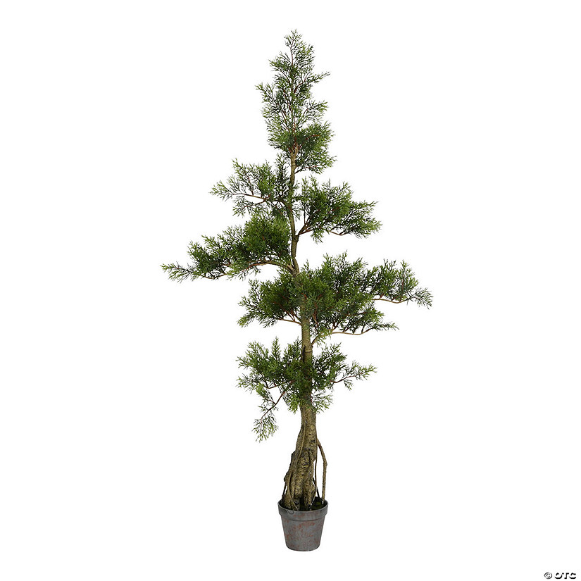 Vickerman 4' Artificial Potted Cedar Tree Image