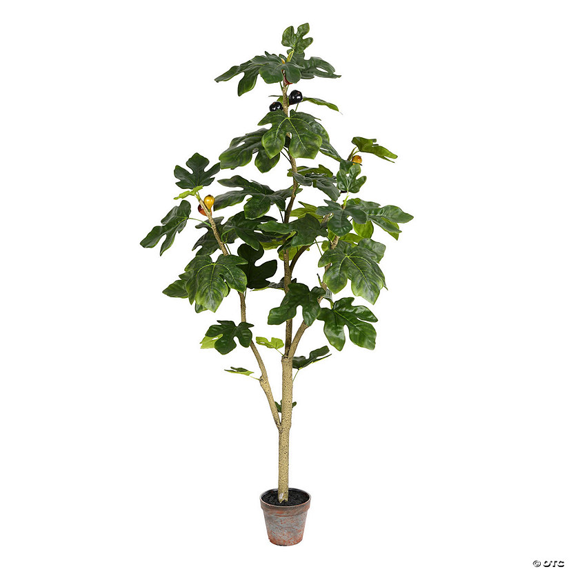 Vickerman 4' Artificial Potted Fig Tree Image