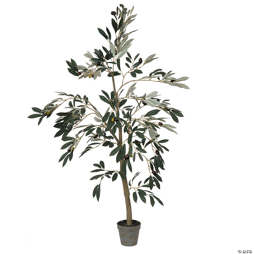 Vickerman 4' Artificial Potted Olive Tree Image