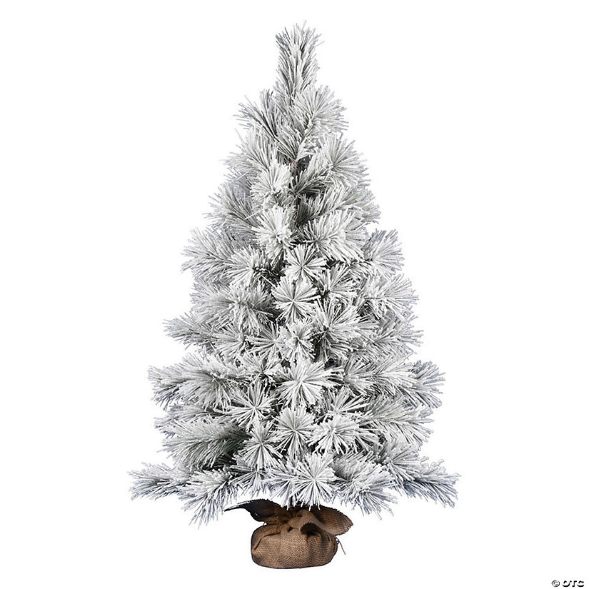 Vickerman 4' Frosted Beckett Pine Artificial Christmas Tree Image