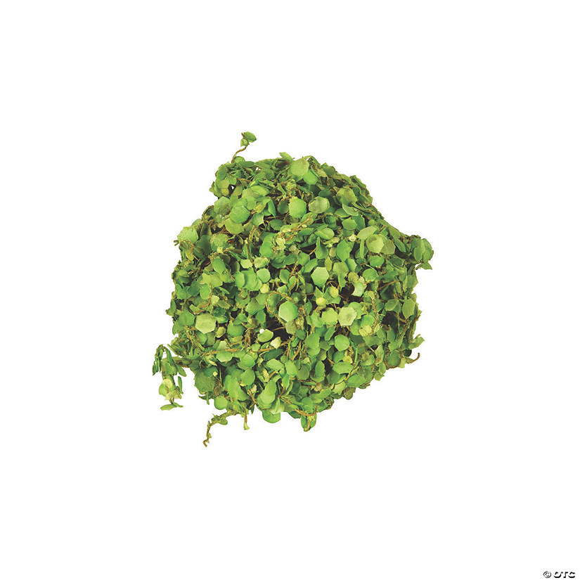 Vickerman 4'' Green Mini Leaves Ball Image