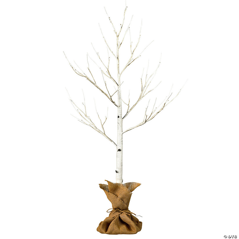 Vickerman 4' White Birch Twig Tree, Warm White 3mm Wide Angle LED
