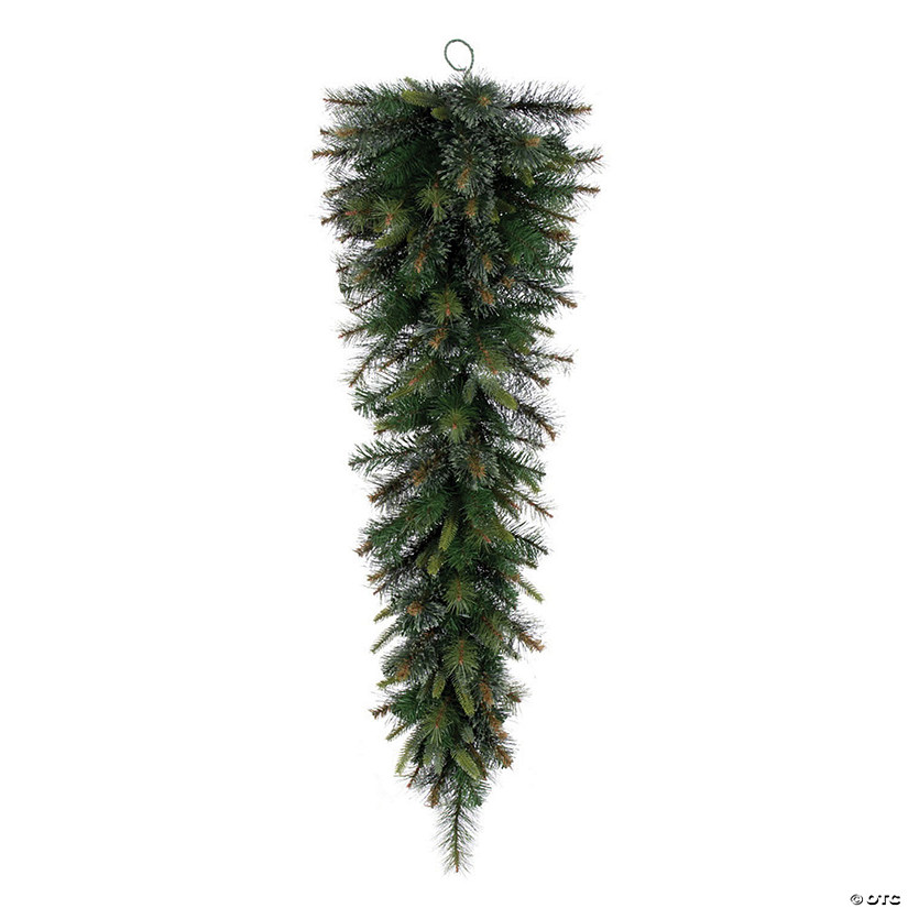 Vickerman 48" Cashmere Artificial Christmas Tree Teardrop, Unlit Image