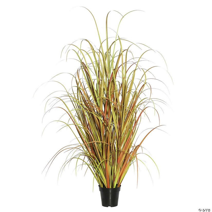 Vickerman 48"  PVC Artificial Potted Mixed Brown Grass Image