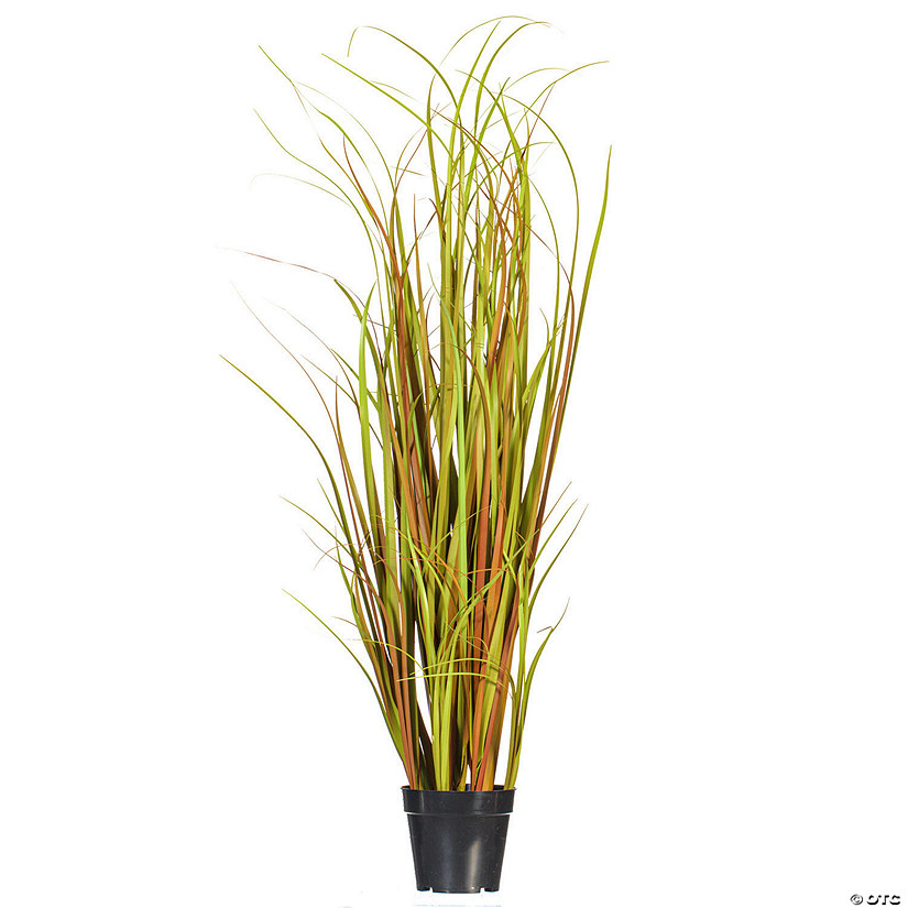 Vickerman 48"  PVC Artificial Potted Mixed Brown Grass Image