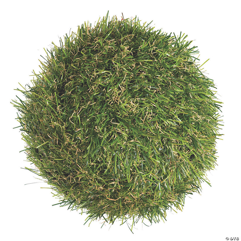 Vickerman 5.5" Artificial Green Grass Ball - 4/pk Image