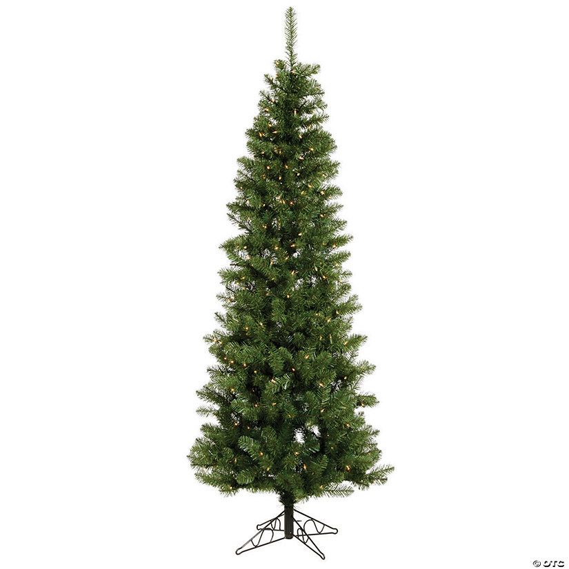 Vickerman 5.5' Salem Pencil Pine Christmas Tree with Clear Lights Image