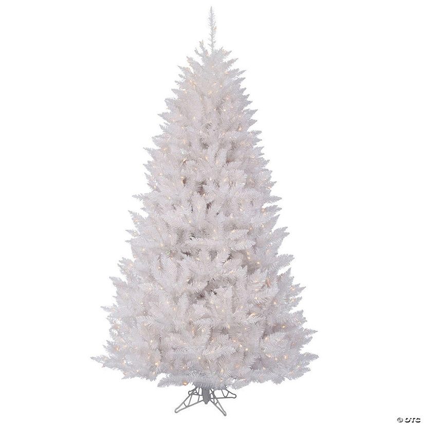 Vickerman 5.5' Sparkle White Spruce Christmas Tree with Clear Lights Image