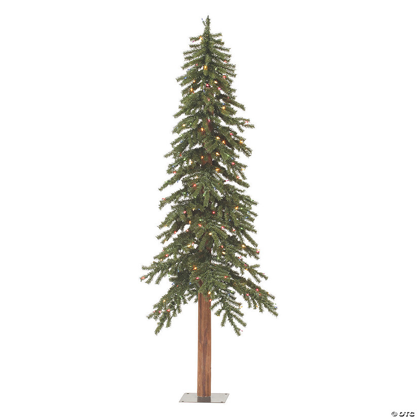 Vickerman 5' Natural Alpine Christmas Tree with Warm White Lights Image