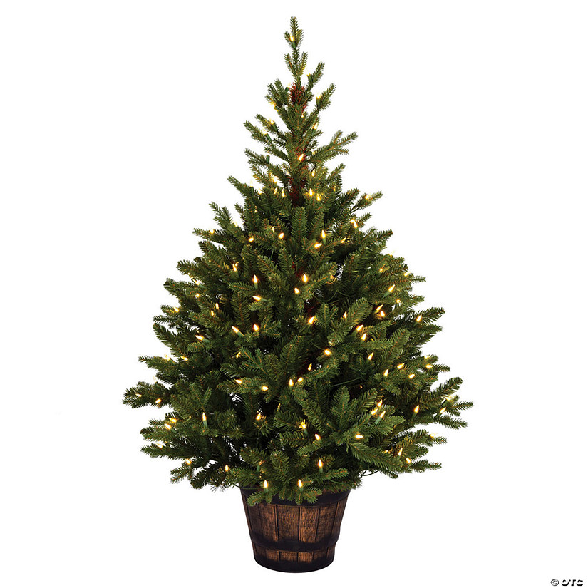 Vickerman 5' Reeder Pine Artificial Christmas Tree, Warm White Dura-lit LED Lights Image