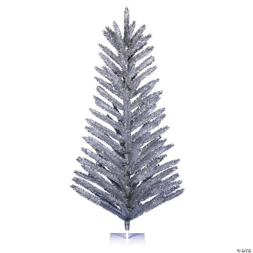 Vickerman 5' Vintage Aluminum Artificial Christmas Tree, Unlit Image