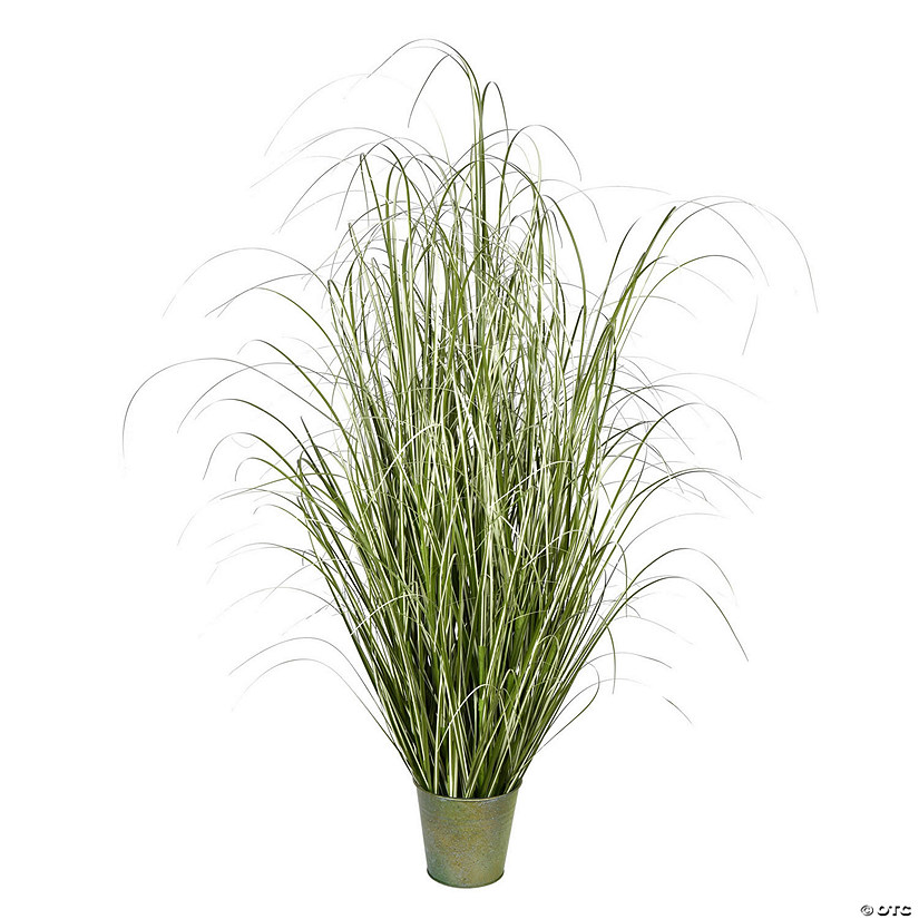 Vickerman 59" Artificial Potted Native Green Grass Image