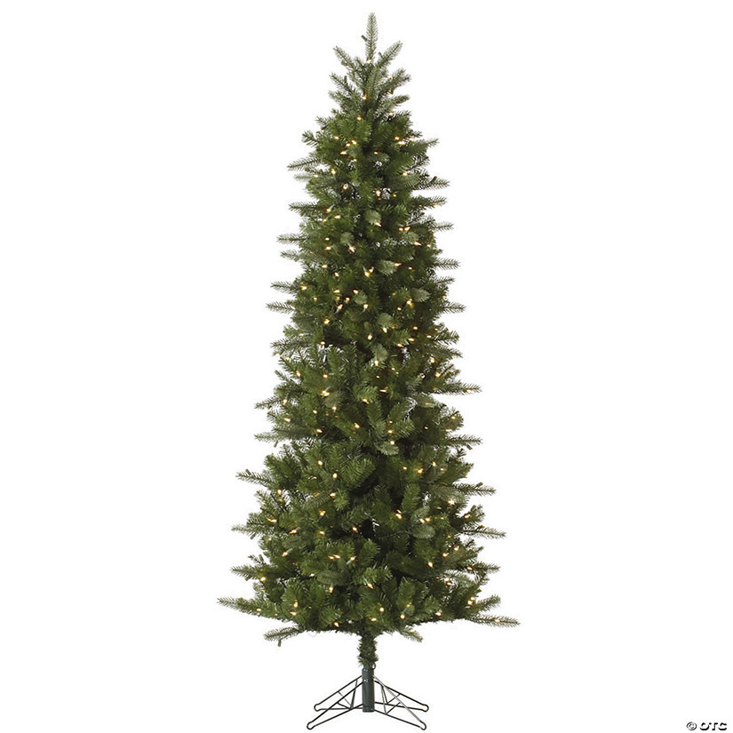 Vickerman 6.5' Carolina Pencil Spruce Christmas Tree with Clear Lights Image