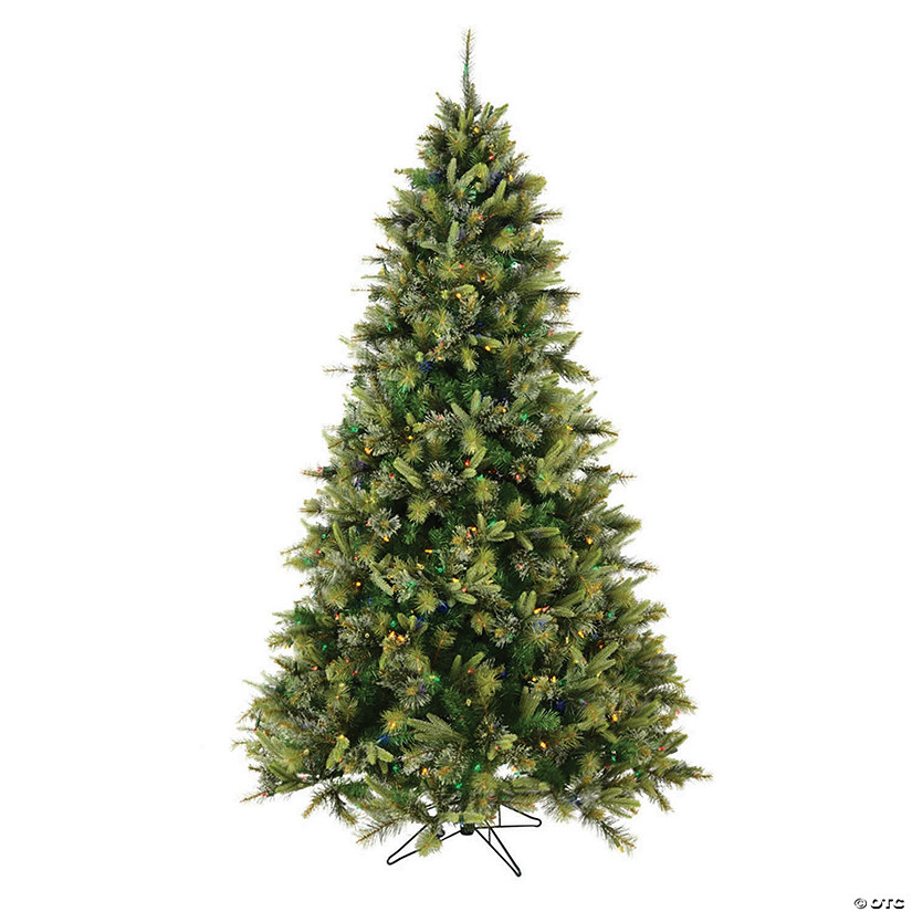 Vickerman 6.5' Cashmere Pine Christmas Tree with Multi-Colored LED Lights Image