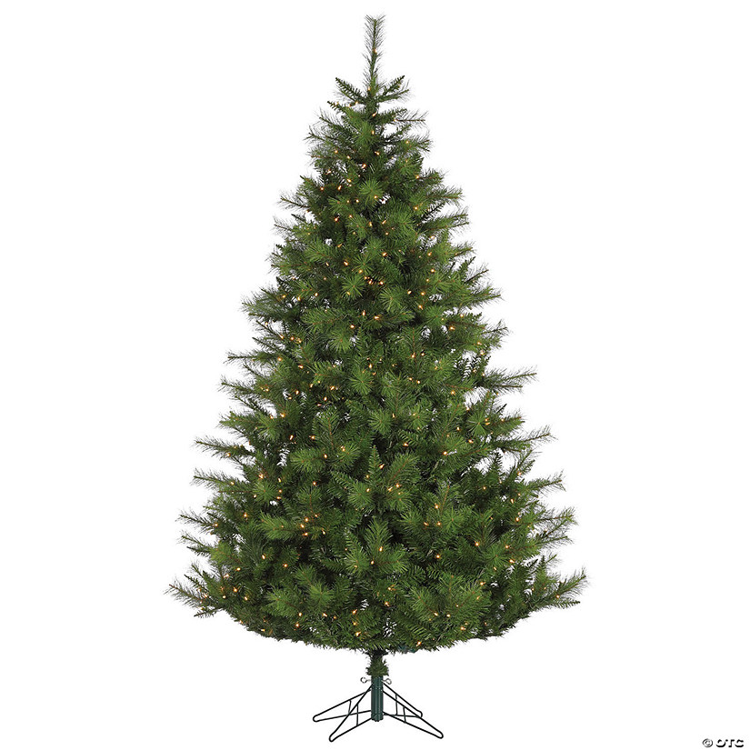Vickerman 6.5' Elkin Mixed Pine Artificial Christmas Tree, Clear Dura-Lit Incandescent Lights Image