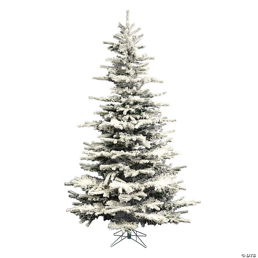 Vickerman 6.5' Flocked Sierra Fir Christmas Tree - Unlit Image