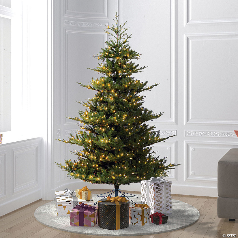 Vickerman 6.5' Hudson Fraser Fir Artificial Christmas Tree, Dura-Lit&#174; LED Warm White Mini Lights Image
