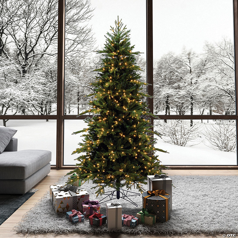 Vickerman 6.5' Kingston Fraser Fir Artificial Christmas Tree, Dura-Lit&#174; LED Warm White Mini Lights Image