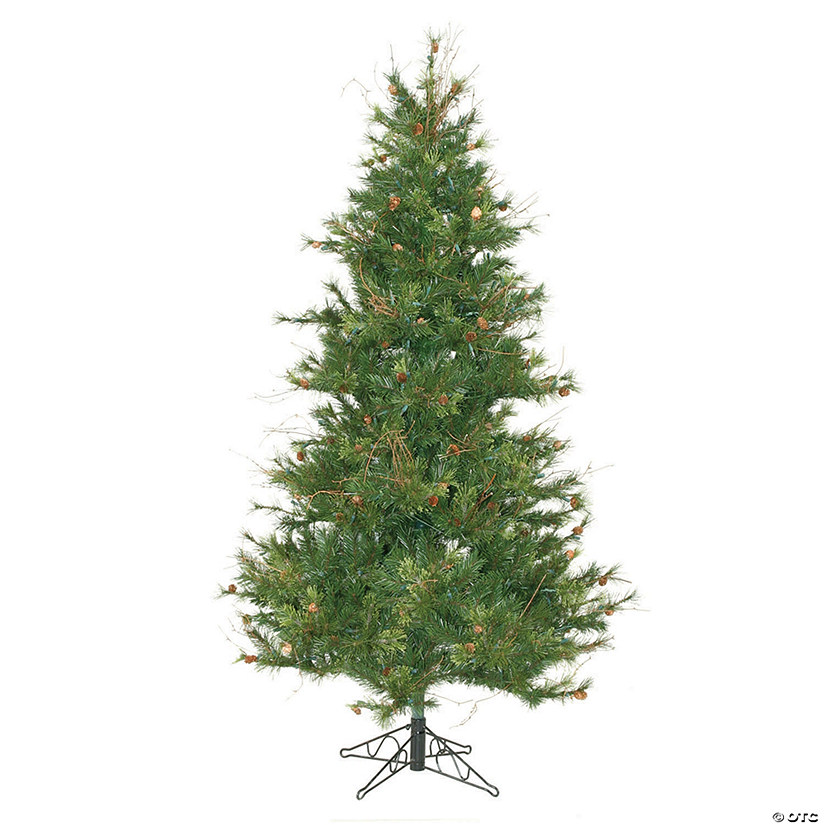Vickerman 6.5' Mixed Country Pine Slim Christmas Tree - Unlit Image