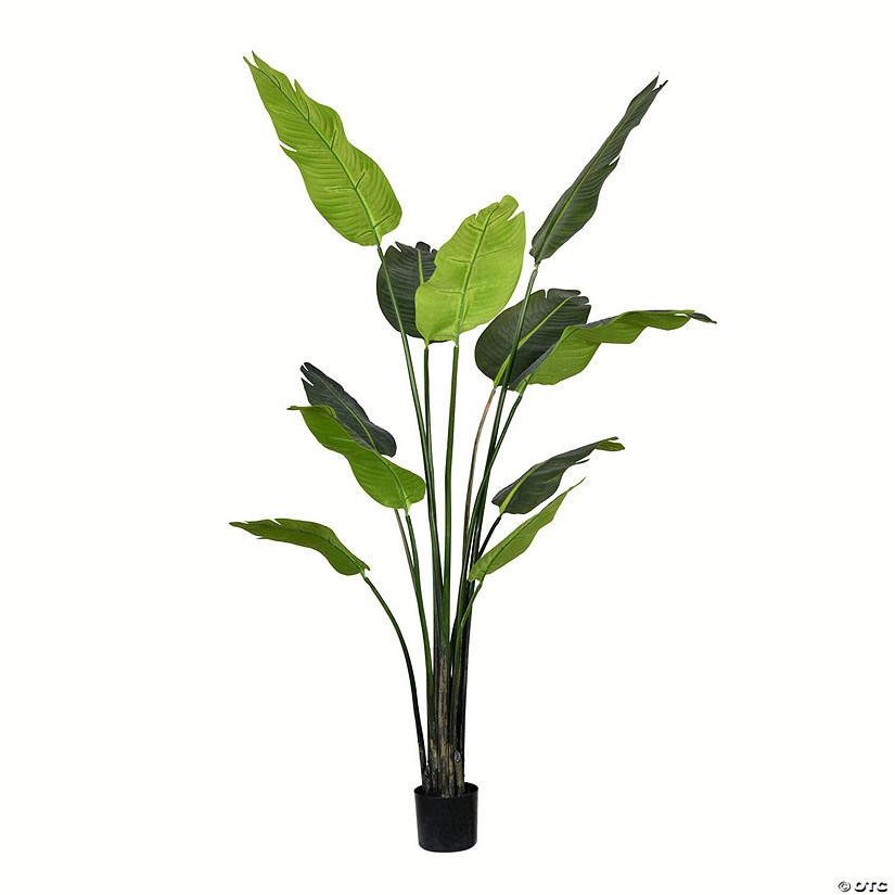 Vickerman 6' Artificial Potted Travellers Palm Tree Image