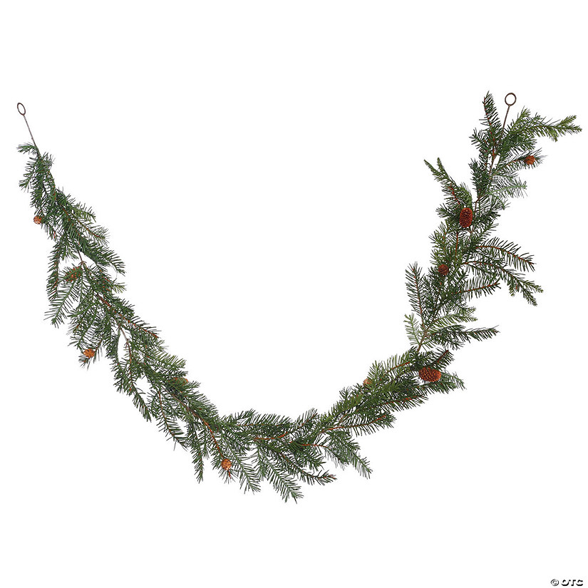 Vickerman 6' Douglas Fir Artificial Christmas Garland, Unlit Image