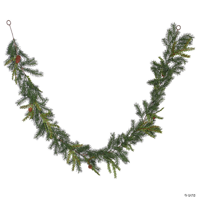 Vickerman 6' Hemlock-Angel Pine Artificial Christmas Garland, Unlit Image