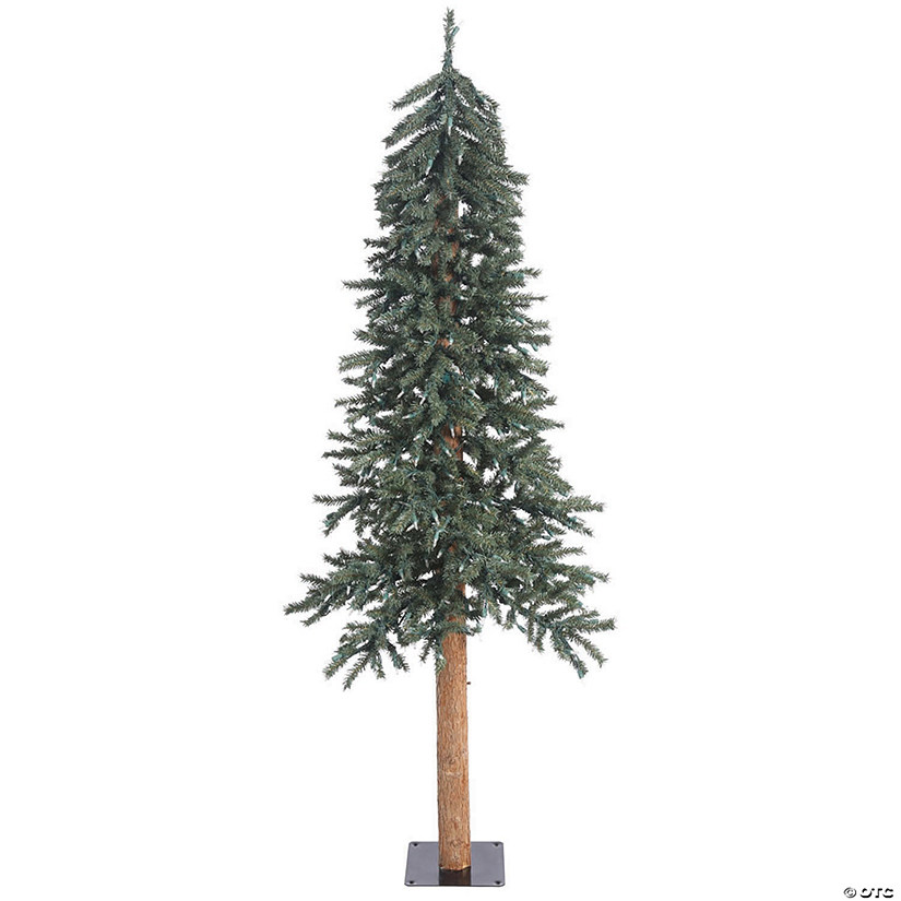 Vickerman 6' Natural Bark Alpine Christmas Tree - Unlit Image