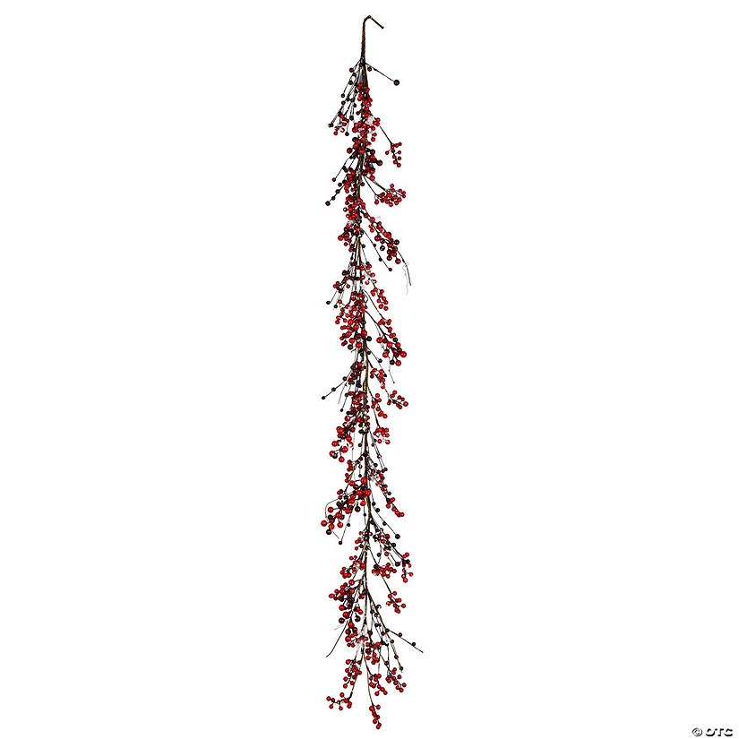 Vickerman 6' Red Snow Berry Garland.  Image