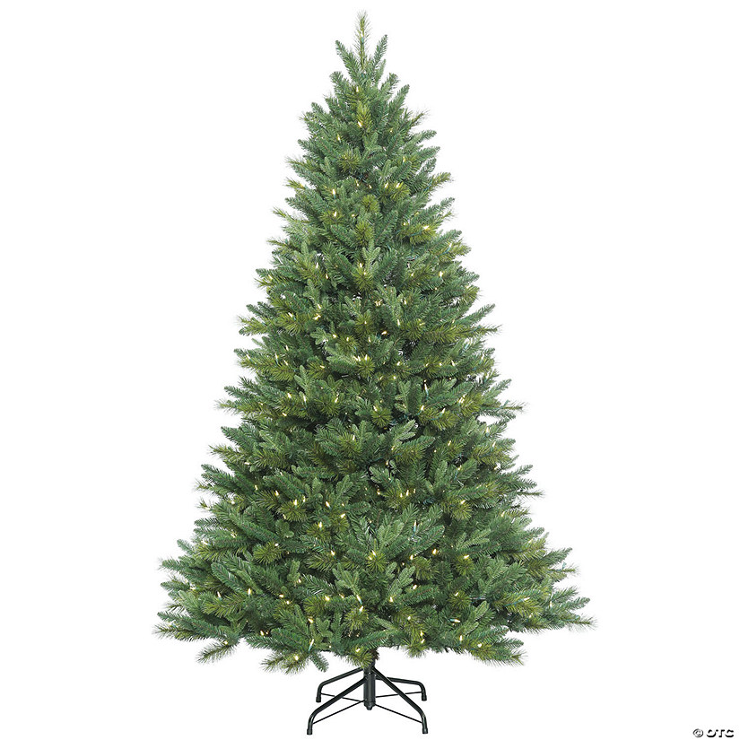 Vickerman 7.5' Dixon Mixed Pine Instant Shape Artificial Christmas Tree ...