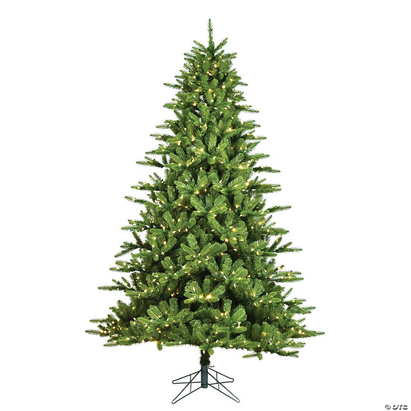 Vickerman 7.5&#39; Flocked Twig Christmas Tree - Unlit Image