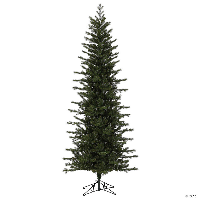 Vickerman 7.5' Hillside Pencil Spruce Artificial Christmas Tree, Unlit Image