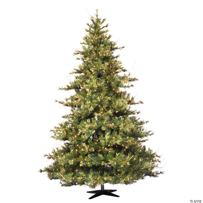 Vickerman 7.5' Mixed Country Pine Christmas Tree with Clear Lights Image