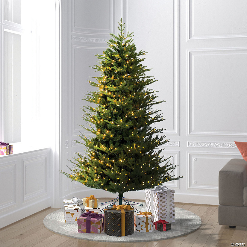 Vickerman 7.5' North Shore Fraser Fir Artificial Christmas Tree, Dura-Lit&#174; LED Warm White Mini Lights Image