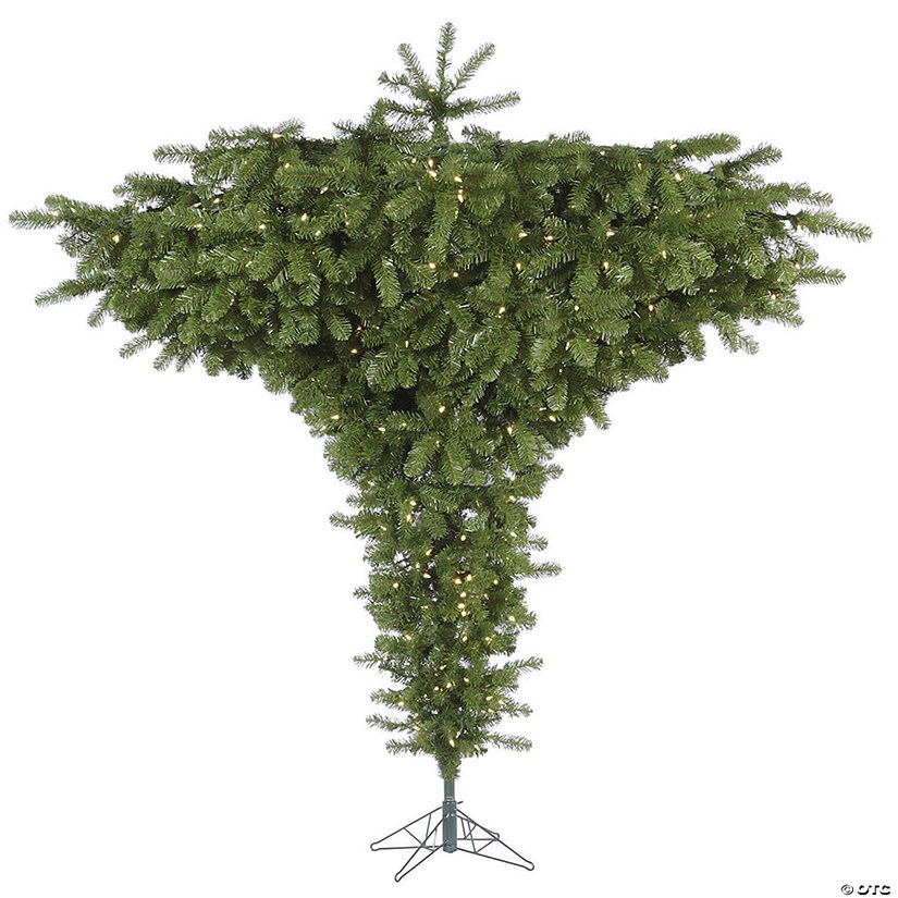 Vickerman 7.5' Upside Down Christmas Tree with Warm White LED Lights Image