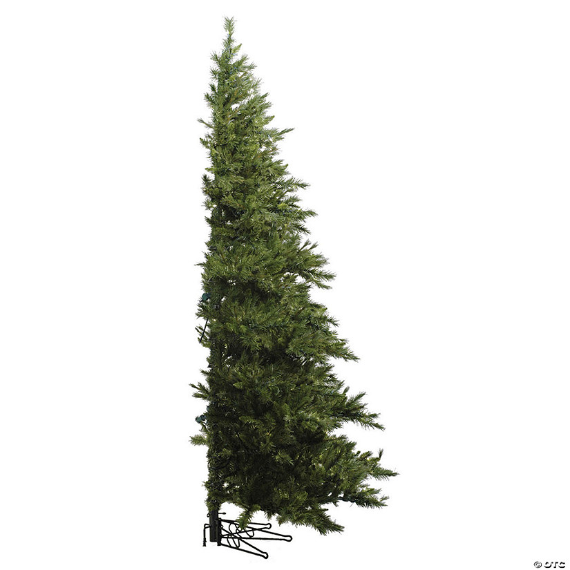 Vickerman 7.5' Westbrook Pine Half Artificial Christmas Tree, Clear Dura-Lit&#174; Mini Lights Image