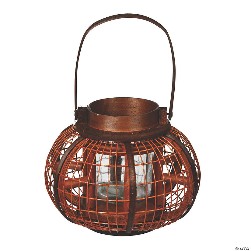 Vickerman 7.5" x 9" Iron Wire Lantern Image