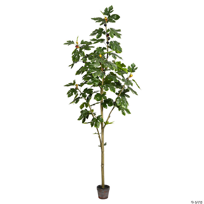 Vickerman 7' Artificial Potted Fig Tree Image