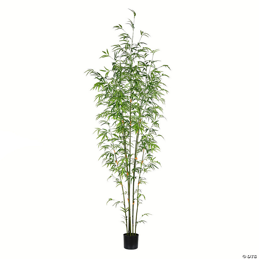 Vickerman 7' Artificial Potted Mini Bamboo Tree Image